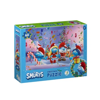 Пазл Dodo The Smurfs (Смурфики) Празднуем Новый год 60 элементов (200772)