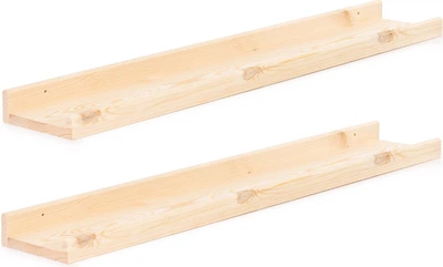 Półki ścienne Springos WF0021 90 x 15 cm 2 szt. naturalne (5908455314176)