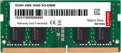 Оперативная память Lenovo SODIMM DDR4-2666 16384MB PC4-21300, для ноутбука