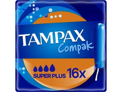 Тампони Tampax Compak Super Plus Duo 16 шт з аплікатором