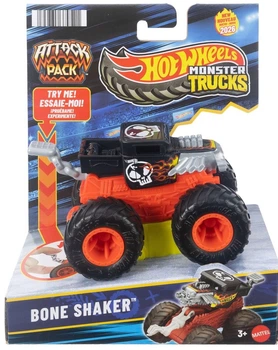 Монстр-трак Hot Wheels Monster Trucks Attack Pack Bone Shaker 1:64 (JMK92 / JMK99) (0194735379521)
