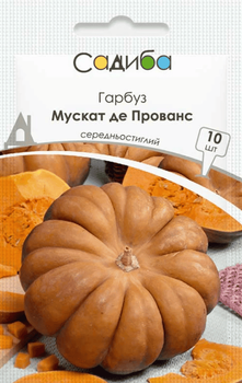 Гарбуз Мускат де Прованс 10 шт, Садиба