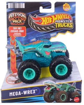 Монстр-трак Hot Wheels Monster Trucks Attack Pack Mega-Wrex 1:64 (JMK92 / JMK94) (0194735379477)