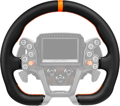 Obręcz kierownicy Simagic Classic D-shape ZGT-300CD without HUB (LEATHER) (6975472779737)