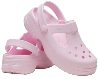 Дитячі крокси для дівчинки Crocs Classic Mary Jane Clog Pink Milk (33/34, рожевий)
