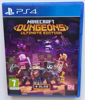 Диск для PlayStation 4 - Minecraft Dungeons Ultimate Edition, русские субтитры, Б/У