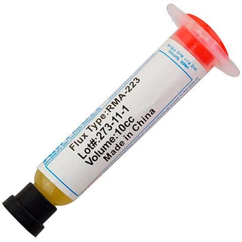 Флюс для пайки RMA-223 в шприце (без толкателя) 10cc