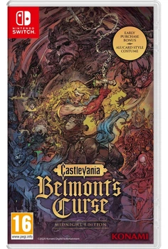 Картридж для Nintendo Switch - Castlevania Belmont's Curse Midnight Edition, російські субтитри