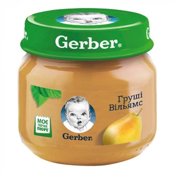 Детское пюре Gerber груши Вильямс 80 г