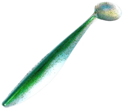 Силикон Lunker City Swimfish 3.75 8 шт Green/White (1102-37116)