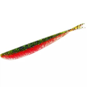 Силикон Lunker City Fin-S Fish 4 10 шт Red/Green (1102-26640)