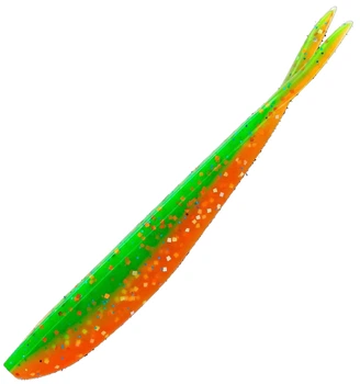 Силикон Lunker City Fin-S Fish 4 8 шт Green/Orange (1102-23740)