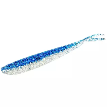 Силикон Lunker City Fin-S Fish 4 10 шт Pale Blue/Silver Grey (1102-42500)