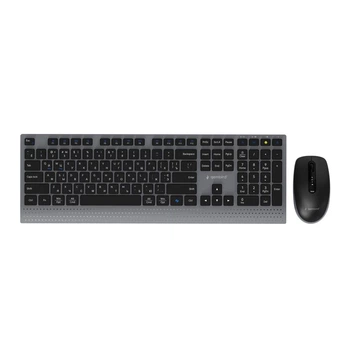 Комплект клавіатура + миша Gembird KBS-WPS-02-CYRL бездротовий RU розкладка Black (8716309137942)