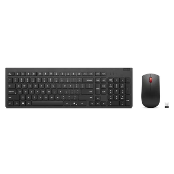 Комплект клавіатура + миша Lenovo Essential Wireless Gen2 бездротовий естонська розкладка Black (195892116820)