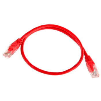 Патч-корд 1м, UTP, cat.5e, RJ-45, CU, медь, красный Ritar (PCR-CU/1Rd / 04271)
