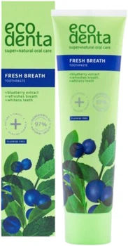 Зубна паста Ecodenta Green Line Fresh Breath з чорницею 100 мл (4770001007303)