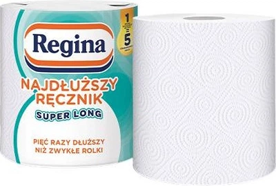 Паперовий рушник Regina Super Long 50.6 м 220 відривів 2 шари (8004260234030)
