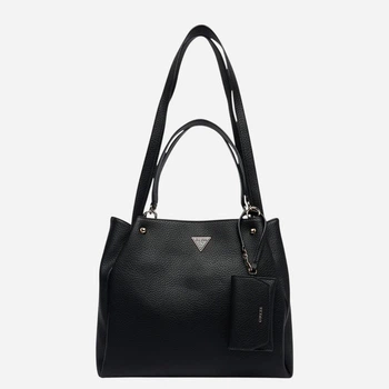 Сумка шопер жіноча зі штучної шкіри Guess HWBG2306230-BLA Чорна (800070360454)