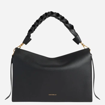 Torebka crossbody damska skórzana Coccinelle E1M50190201-613 Czarna (800070363445)