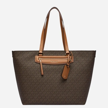 Torebka shopper damska duża Michael Kors 30S6GTVT4B-252 Brązowa (800070364525)
