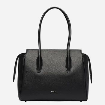 Сумка шопер жіноча з натуральної шкіри Furla WB02175HSF000O60001007 Чорна (800070364610)