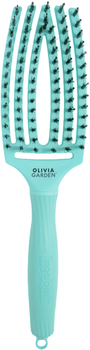 Szczotka Olivia Garden Fingerbrush Combo do wygładzania włosów Medium miętowa (5414343022745)