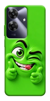 Чехол для Realme Note 60 с принтом Зелений-приколіст