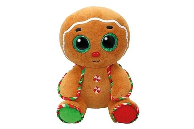 Детская игрушка мягконабивная 37380 Cristmas "Пряничный Человечек" 15 см TY