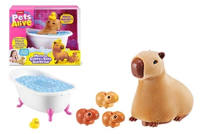 Інтерактивний ігровий набір 9574 Pets Alive Mama & Baby Surprise S1, мама-капібара із сюрпризом Pets & Robo Alive
