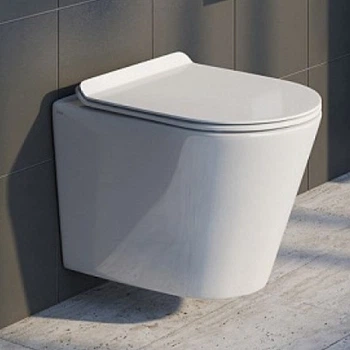 Подвесной унитаз KOLLER POOL Orion 515x355 прямоугольный, с сидением, белый (OR-0515-RW)