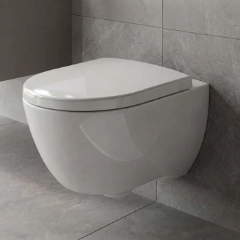 Подвесной унитаз Geberit Modo Rimfree 515x350 овальный, с сидением, белый (502.939.00.1)