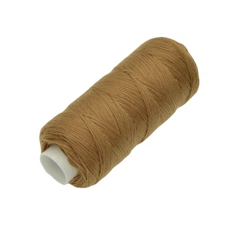 Нитки джинсовые KIWI 20/2 col.440, Коричневые, 200 ярдов Polimex