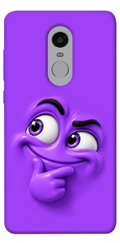 Чехол для Xiaomi Redmi Note 4X с принтом Фіолетовий-хитрун