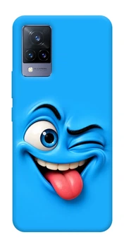 Чохол для Vivo V21 з принтом Блакитний-бешкетник
