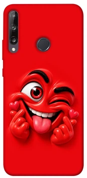 Чехол для Huawei P40 Lite E с принтом Червоний-сердцеїд