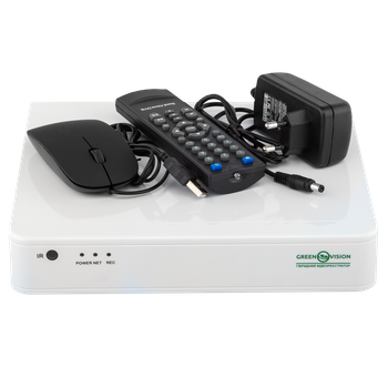 Видеорегистратор для гибридных, AHD и IP камер GREEN VISION GV-S-035/04 1080N