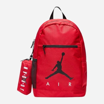 Рюкзак спортивный 17 л вмещает формат А4 Jordan Jan Air School Backpack 9B0503-R78 Красный (195243831906)