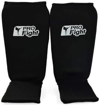 Захист гомілки та стопи Profight Step Cotton S Чорний 1104 (5902860631545)