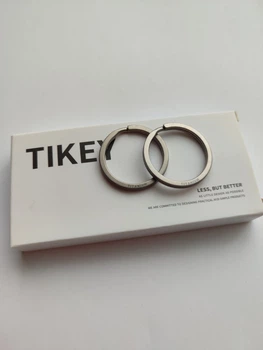 Кольцо титановое 30 мм 2 шт комплект для ключей заводное брелка браслета