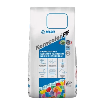Фуга цементна для швів Mapei Keracolor FF 100 2 кг Білий (000018565)
