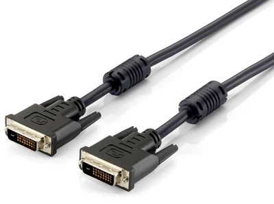 Kabel Equip DVI-D - DVI-D Dual Link 5 m Black (4015867593318)