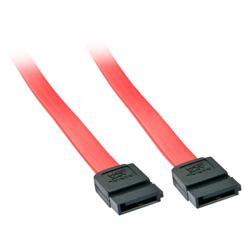 Кабель Lindy SATA III 0.5 м Red (4002888333245)