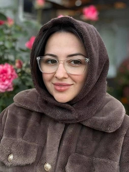 Капюшон капор утепленный на кнопках с флисом SELINE коричневый