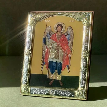 Икона Архангел Михаил под стеклом SA7032/3O (11 х 14,5 см)