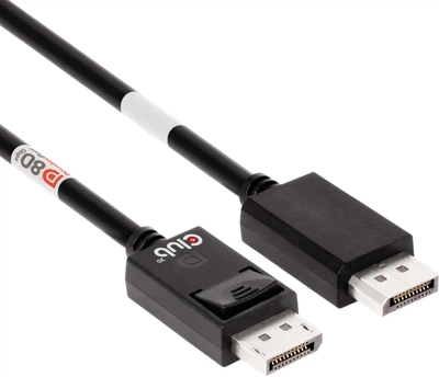Kabel Club 3D DisplayPort 2.1 1.2 m Black (CAC-1091)