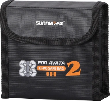Torba ochronna Li-Po SunnyLife do przechowywania trzech akumulatorów dla DJI Avata 2 (AT2-DC783)
