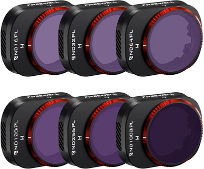 Zestaw filtrow optycznych do drona Freewell Bright Day dla DJI Mini 4 Pro 6 szt (FW-MN4-BRG)