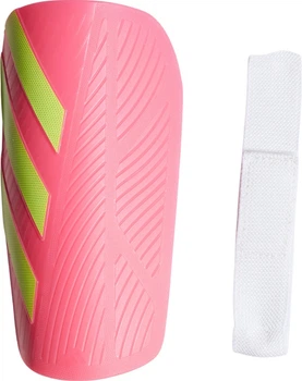 Щитки футбольні дитячі Adidas Tiro Club розмір M Рожево-лимонні (4068801455432)