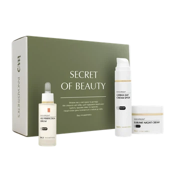 Innoaesthetics Secret of Beauty №3 — подарунковий набір антивікової косметики з Age Perfection Serum і кремами EPIGEN